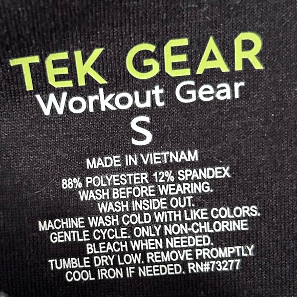 Grey black and white athletic leggings women small - Picture 2 of 3